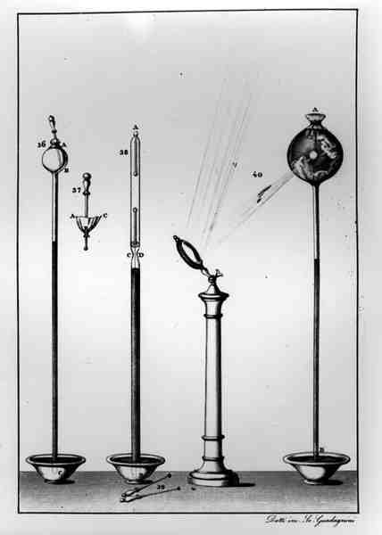 Videnskabelige instrumenter, indgraveret af Gaetano Guadagnini (1800-60) af Giovanni Battista after Dotti