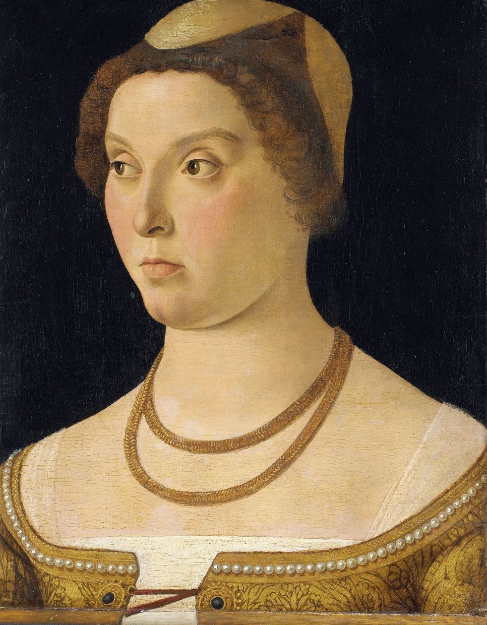 Portræt af en kvinde af Giovanni Bellini (circle of)