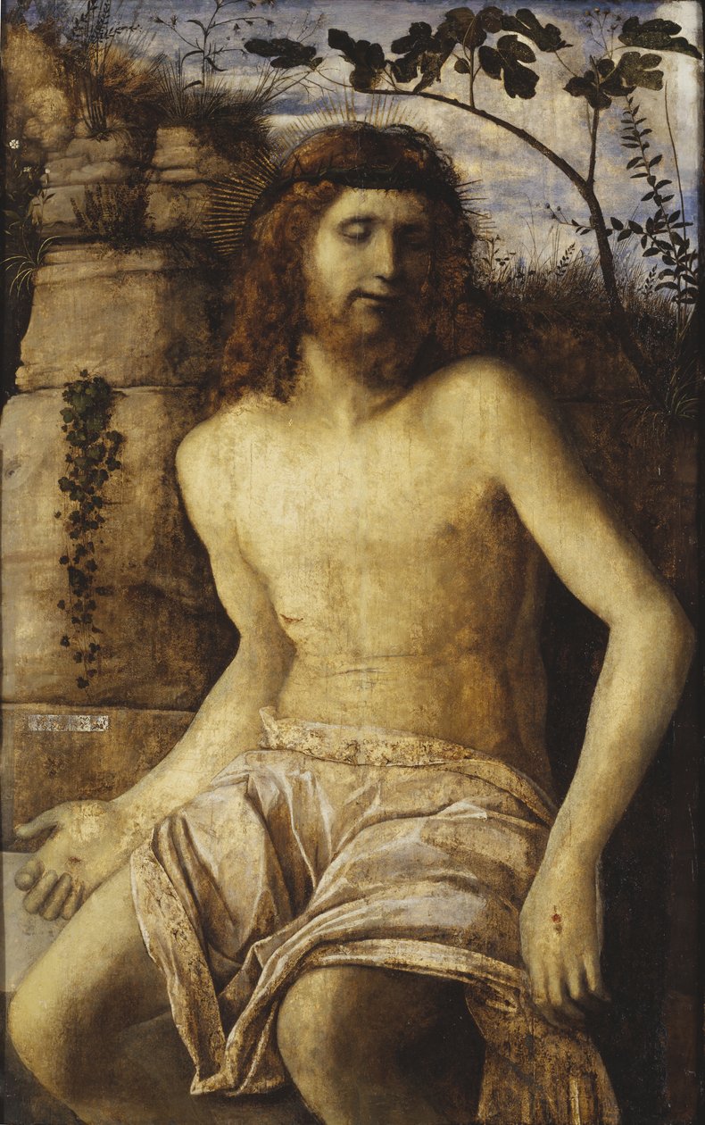 Kristus kronet med torne, ca.1500 af Giovanni Bellini