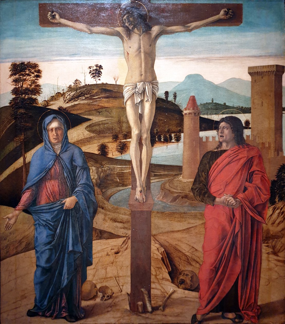Fransk: Le Calvaire Calvary af Giovanni Bellini