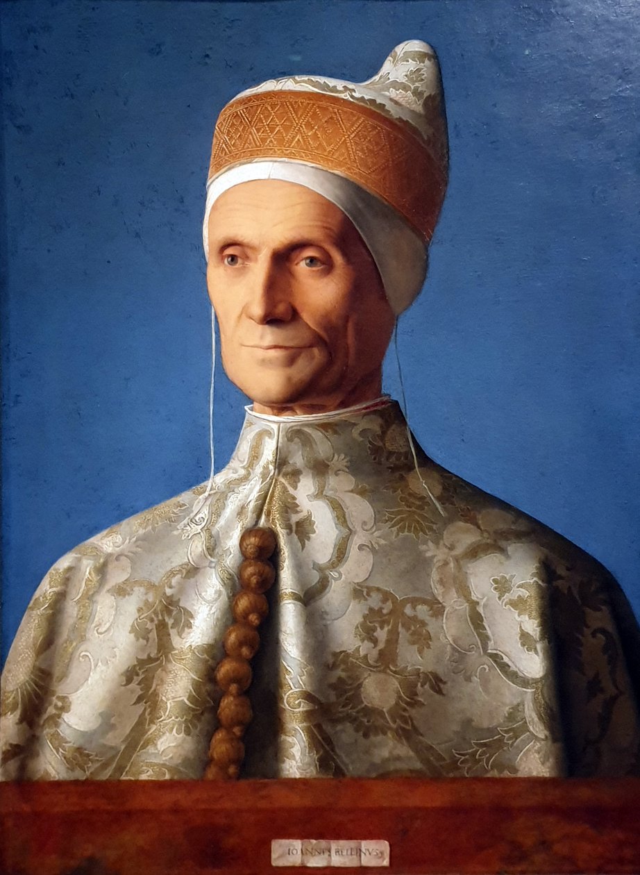 Italiensk: Portræt af doge Leonardo Loredan af Giovanni Bellini