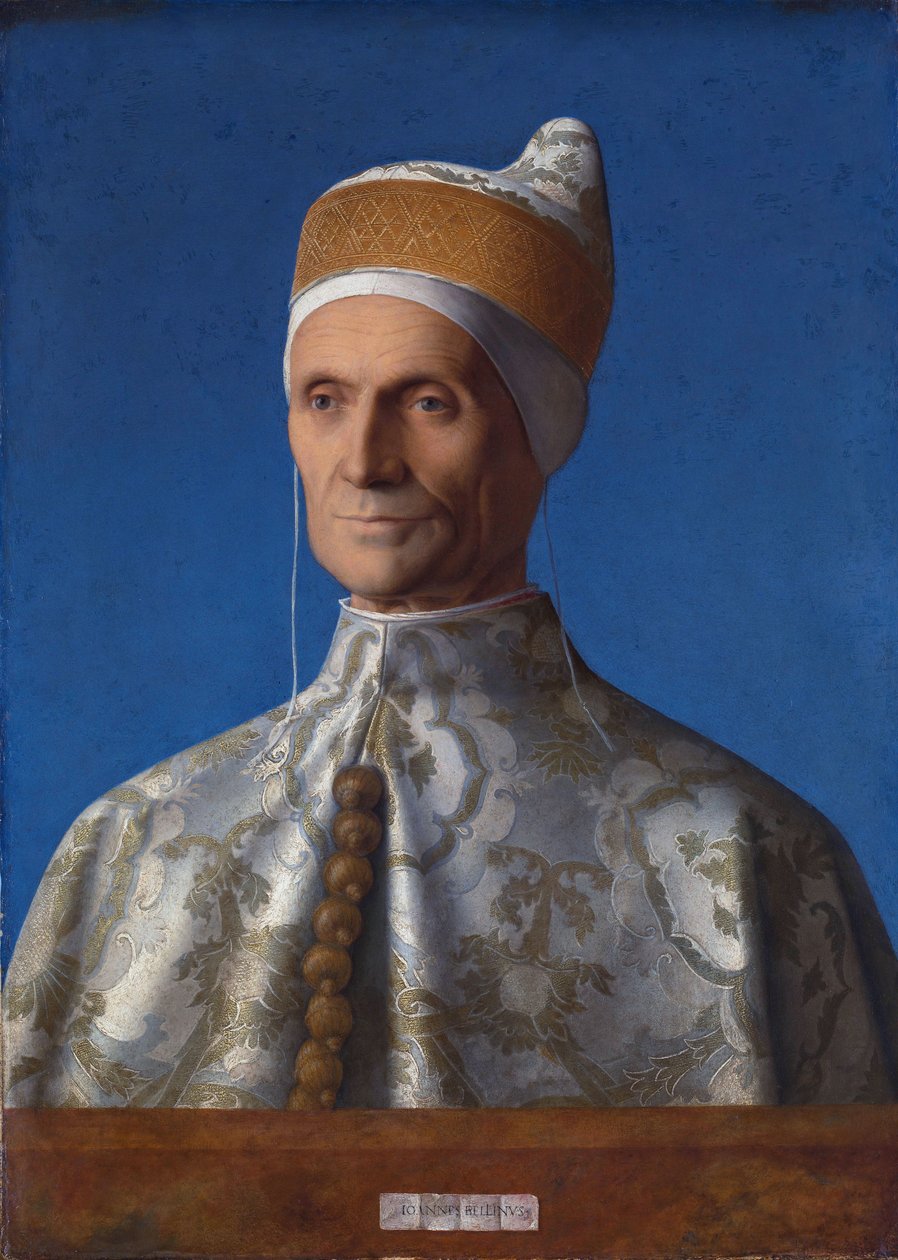 Italiensk: Portræt af doge Leonardo Loredan Portræt af doge Leonardo Loredan af Giovanni Bellini