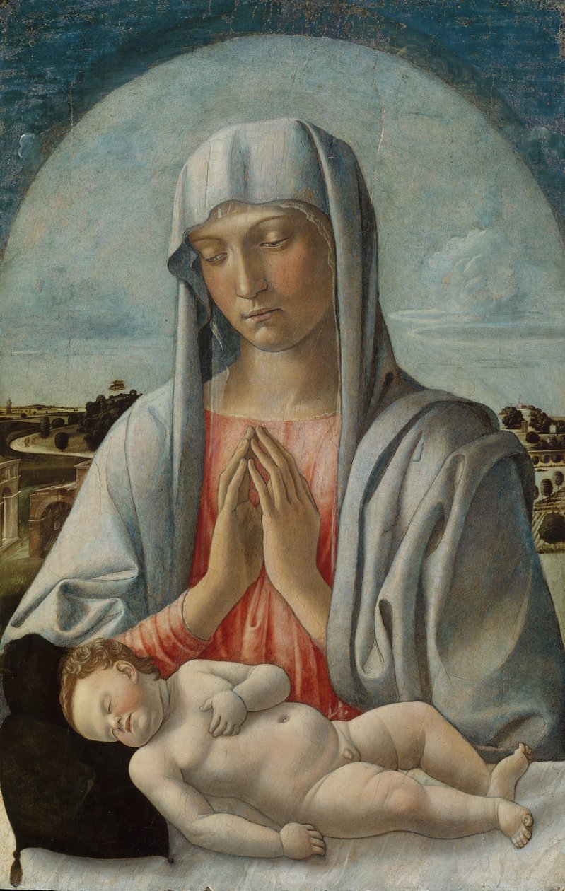 Madonna Adoring the Sleeping Child, begyndelsen af 1460