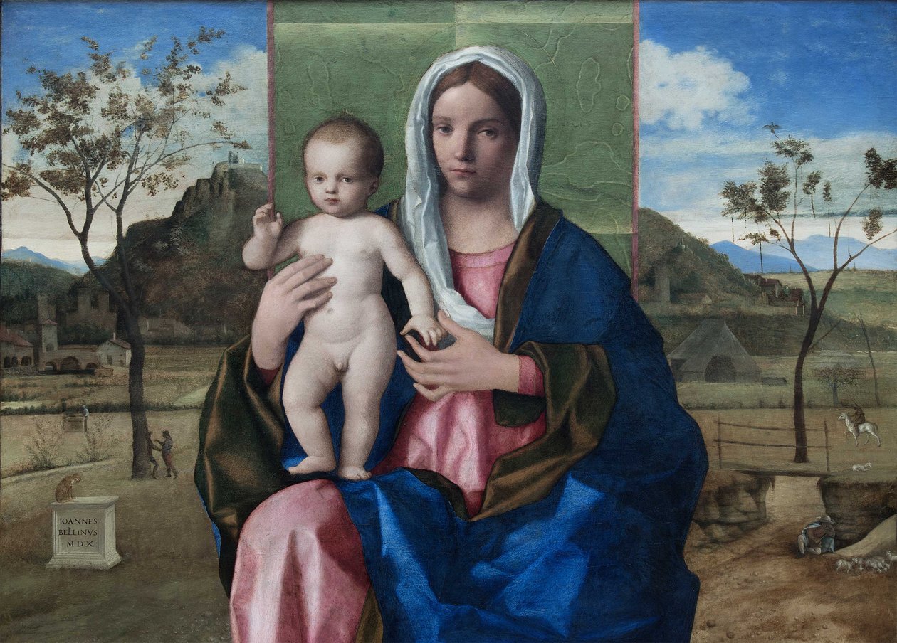 Velsignelse af Madonna og barn af Giovanni Bellini