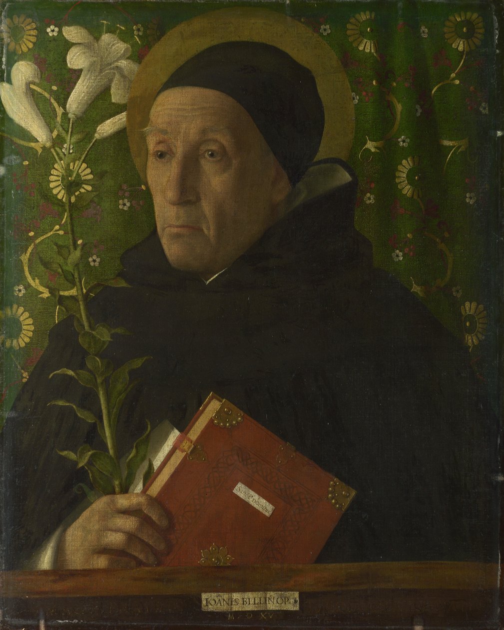 Portræt af Fra Teodoro af Urbino som Saint Dominic, 1515 af Giovanni Bellini