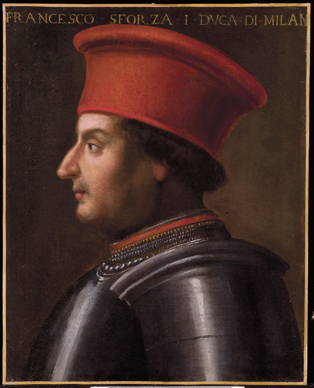Portræt af Francesco Sforza af Giovanni Bellini