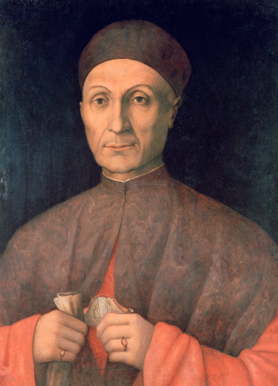 Portræt af en lærd, c1450-1507 af Giovanni Bellini