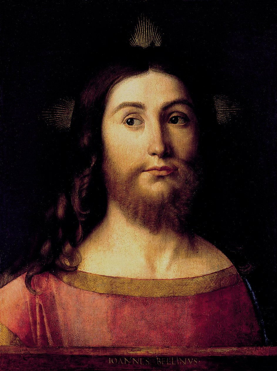 Verdens frelser - verdens frelser - Bellini, Giovanni (1430-1516) - ca 1502 - Olie på træ - 44x33 - Real Academia de Bellas Artes de San Fernando, Madrid ©FineArtImages/Leemage af Giovanni Bellini