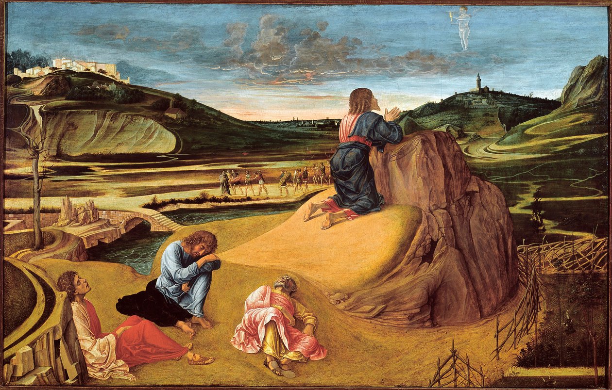 The Agony in the Garden, ca. 1465 (tempera på panel) af Giovanni Bellini