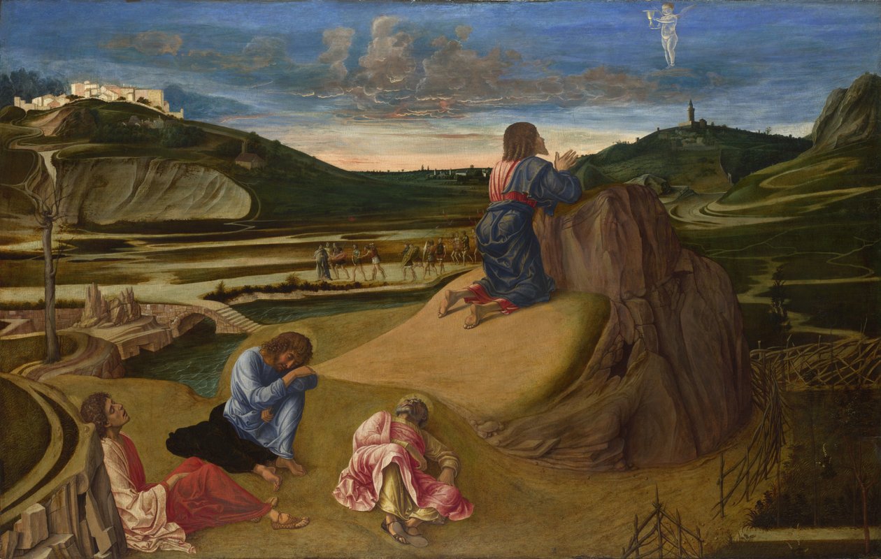 Kvalen i haven, ca 1465 af Giovanni Bellini