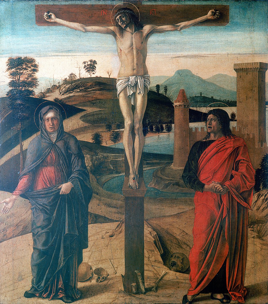 Korsfæstelsen, 1465 af Giovanni Bellini