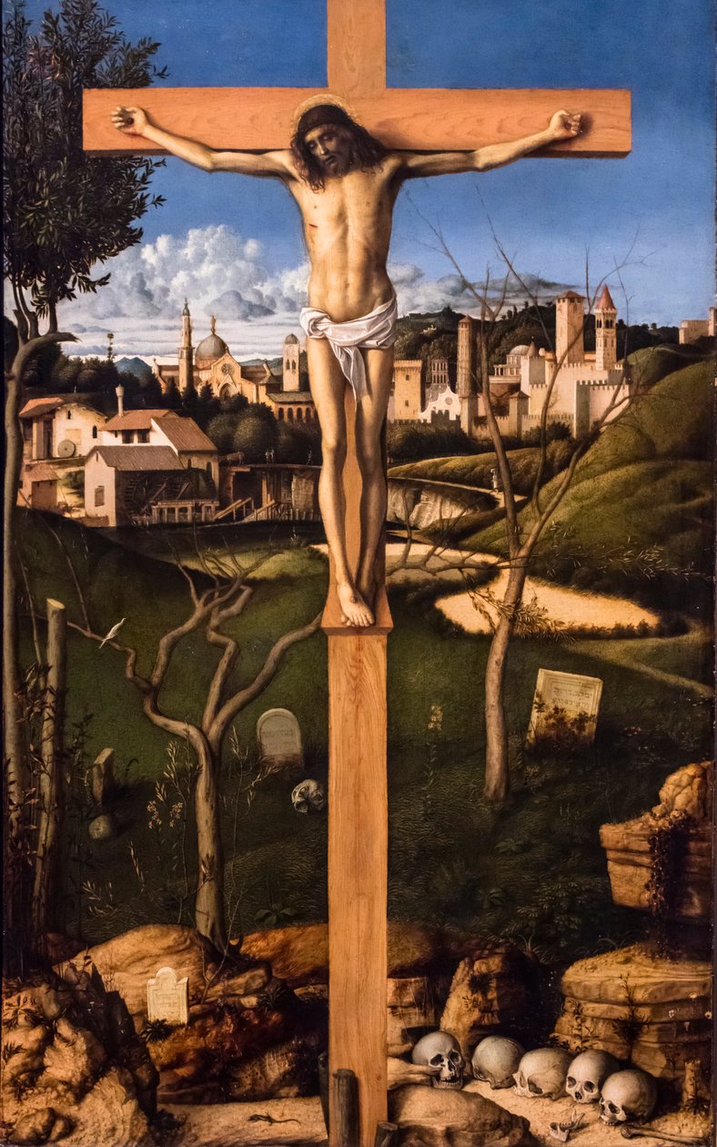 Korsfæstelsen, ca. 1490-1505 (olie på træ) af Giovanni Bellini