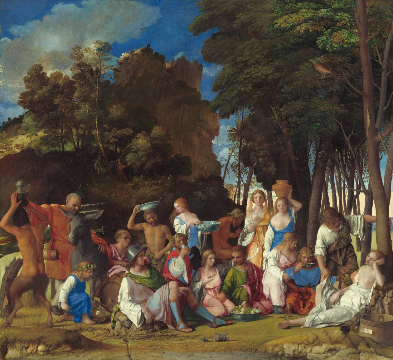 Gudernes fest, 15141529. af Giovanni Bellini