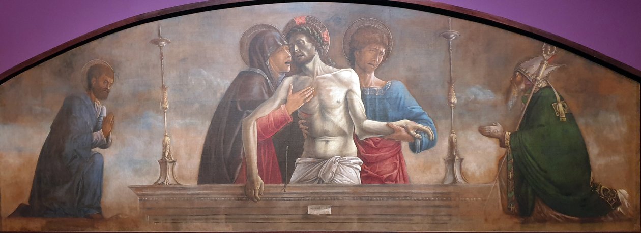 Klagesangen med de hellige Markus og Nikolaj af Bari af Giovanni Bellini