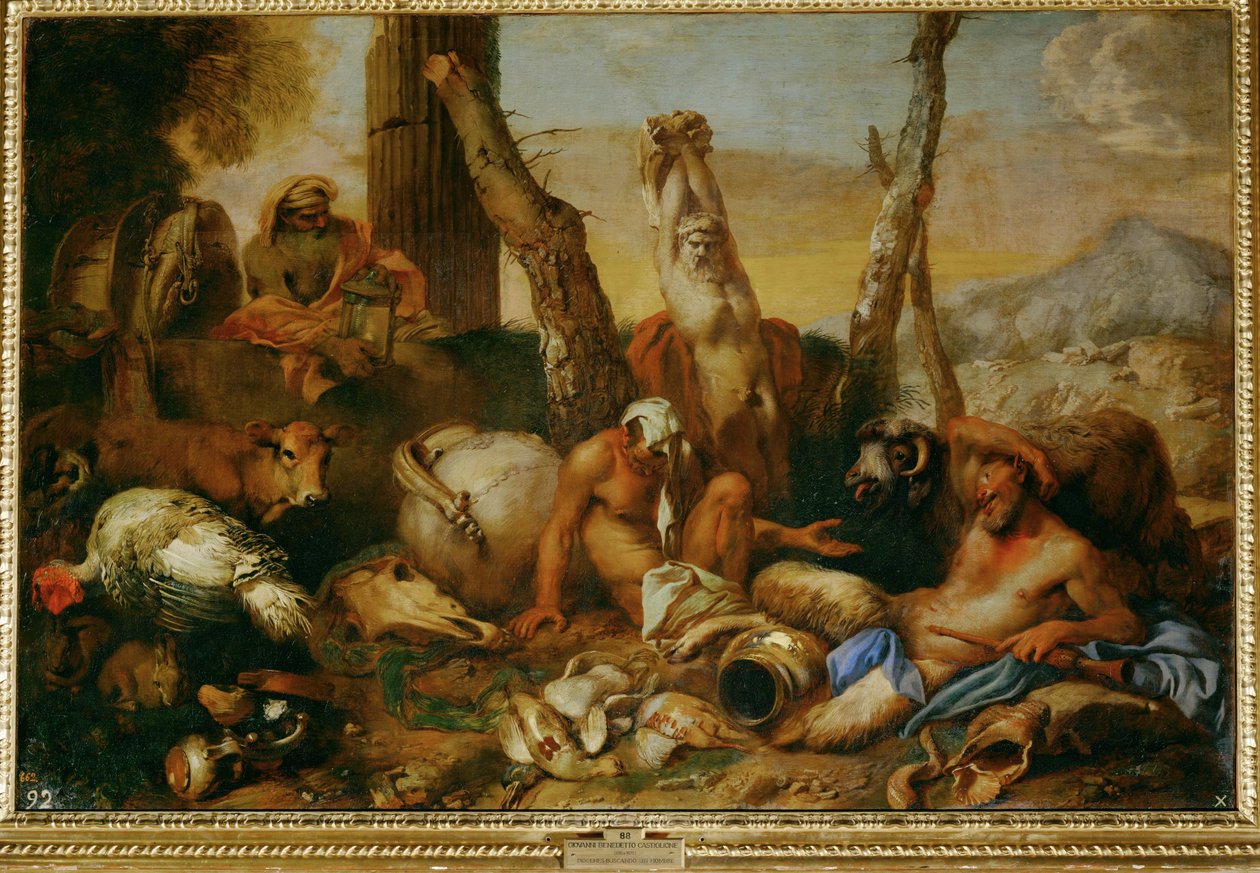  af Giovanni Benedetto (1609-64) Castiglione