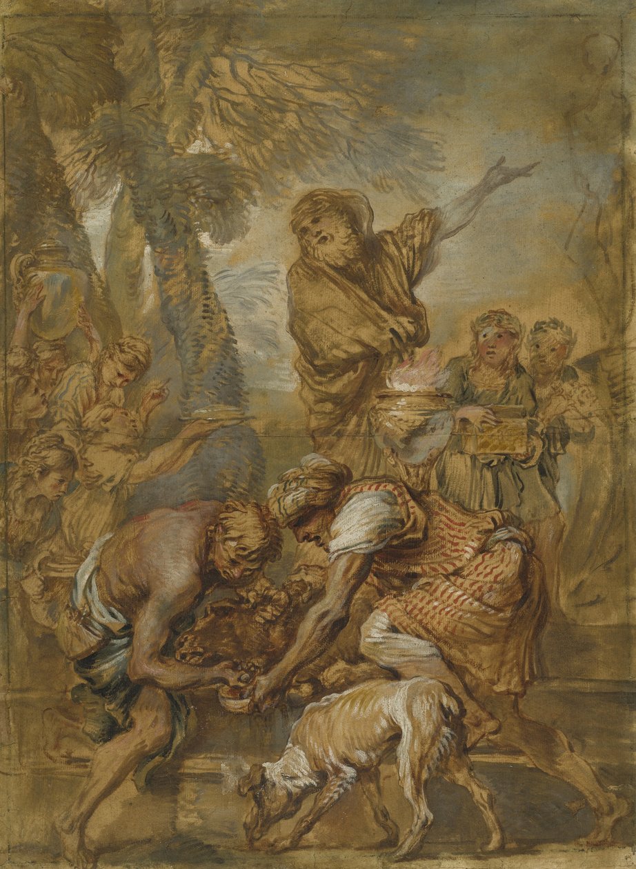 Et hedensk offer, ca. 1645-50 af Giovanni Benedetto Castiglione