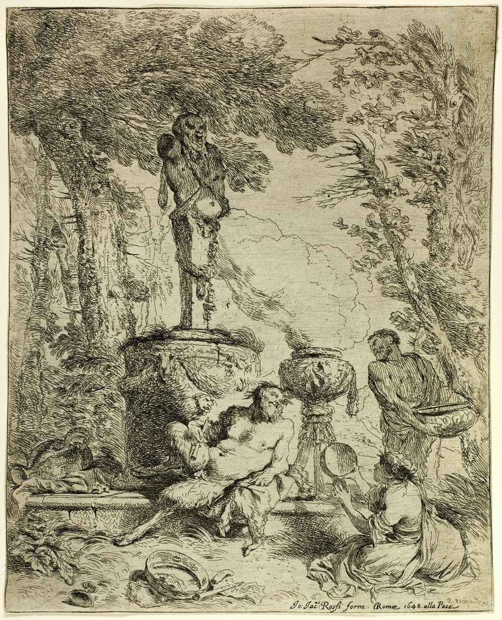 Fest af Pan af Giovanni Benedetto Castiglione