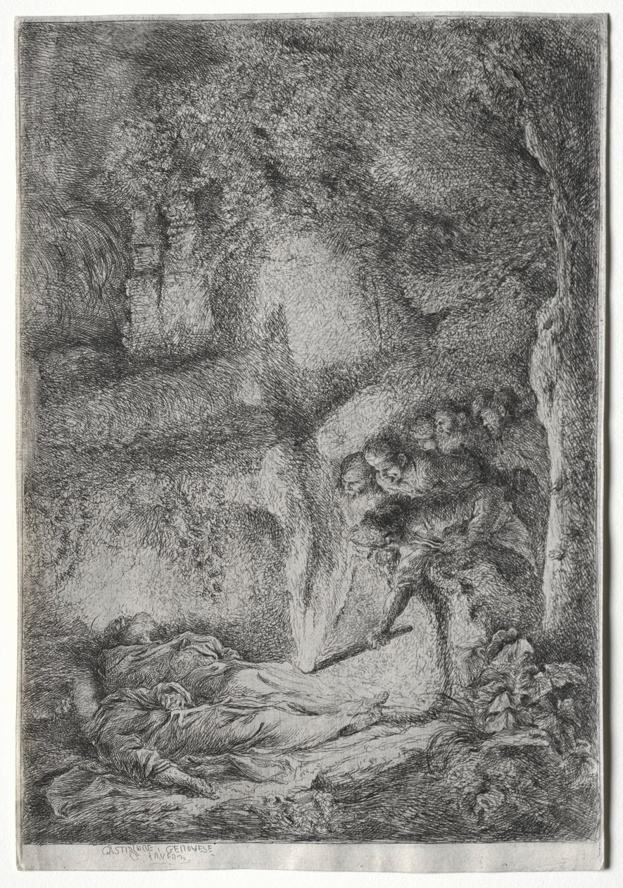 The Invention of Bodies af S. Pierre og ST. Paul, ca. 1650. af Giovanni Benedetto Castiglione