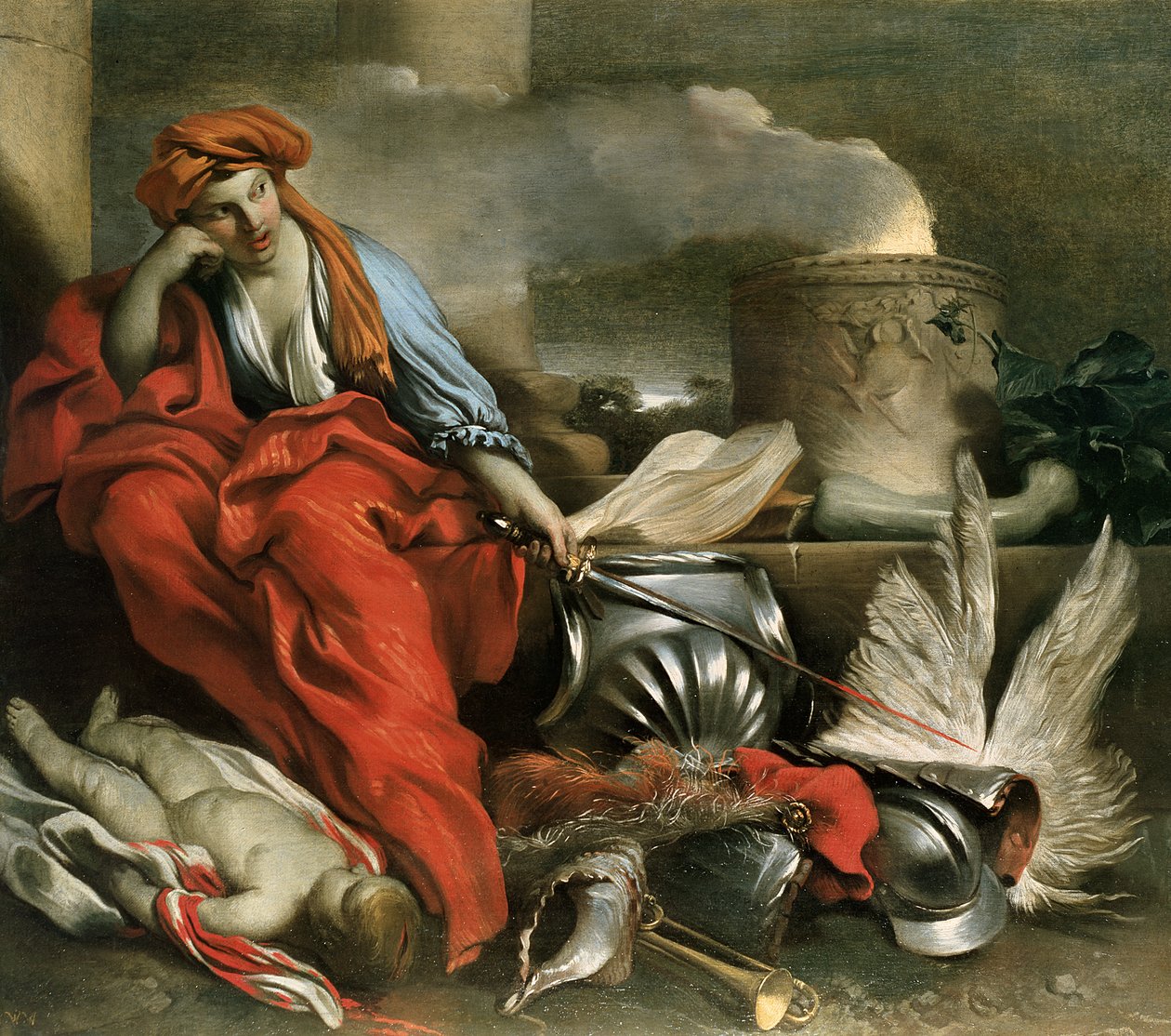 Medea af Giovanni Benedetto Castiglione