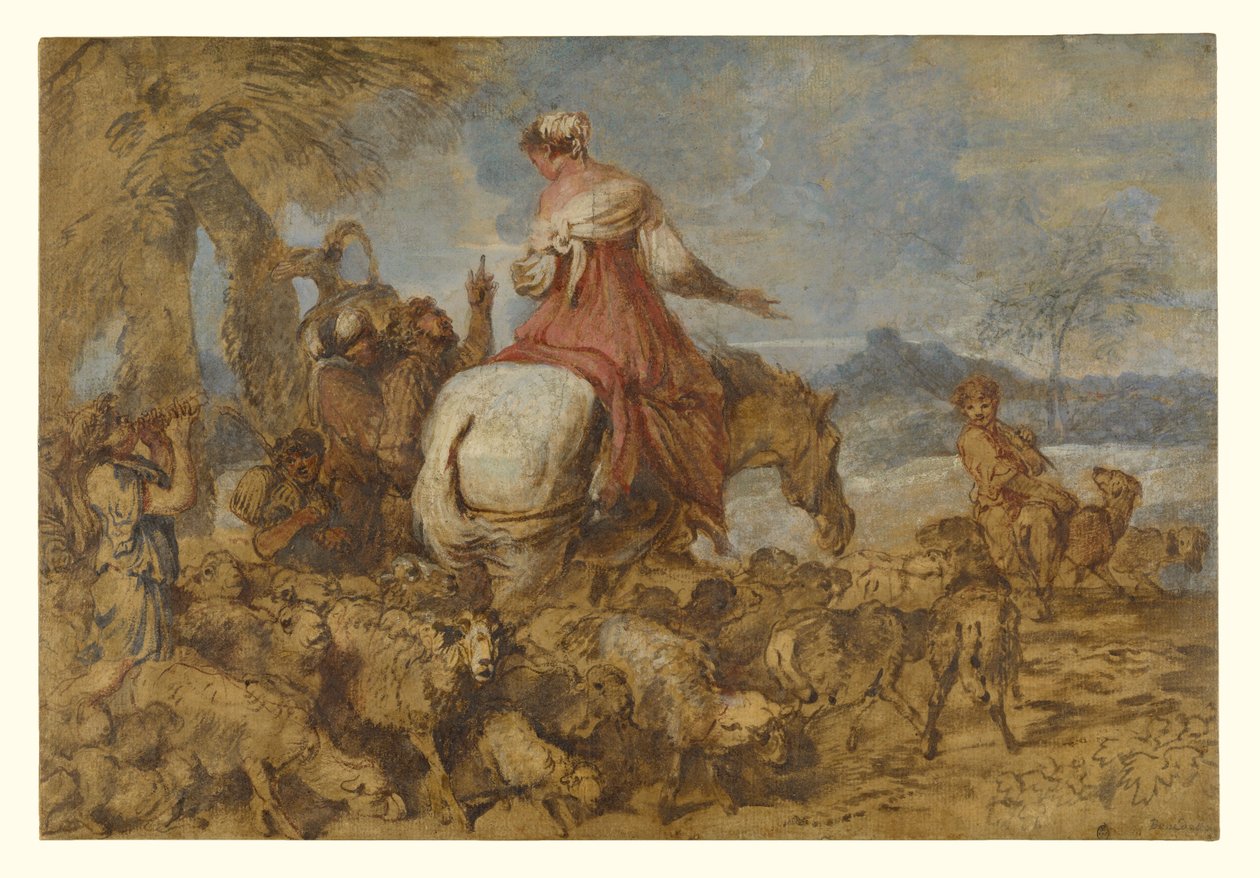 Pastorale Reise af Giovanni Benedetto Castiglione
