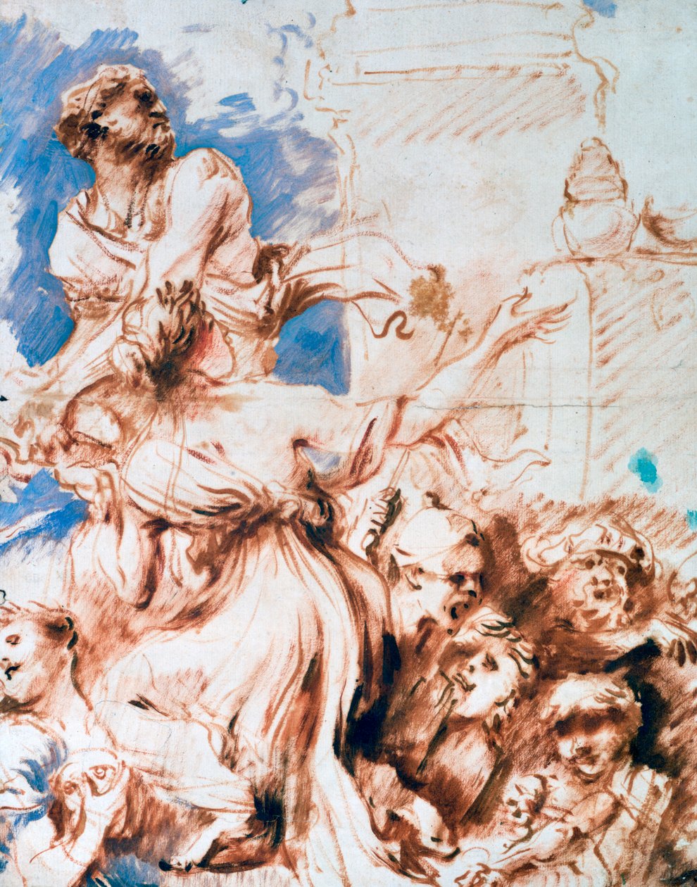 Pyrrha, c1635-1670 af Giovanni Benedetto Castiglione