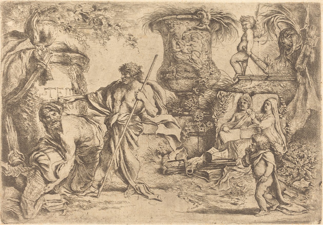 Midlertidighed Evighed af Giovanni Benedetto Castiglione