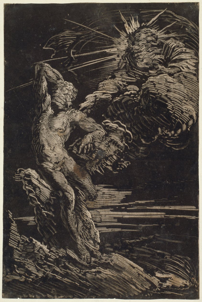 Skabelsen af Adam af Giovanni Benedetto Castiglione