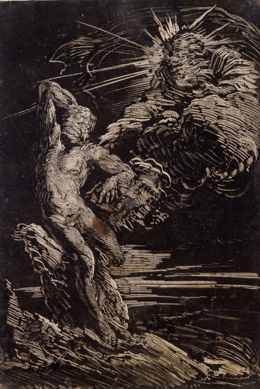 Adams skabelse, ca. 1642 af Giovanni Benedetto Castiglione