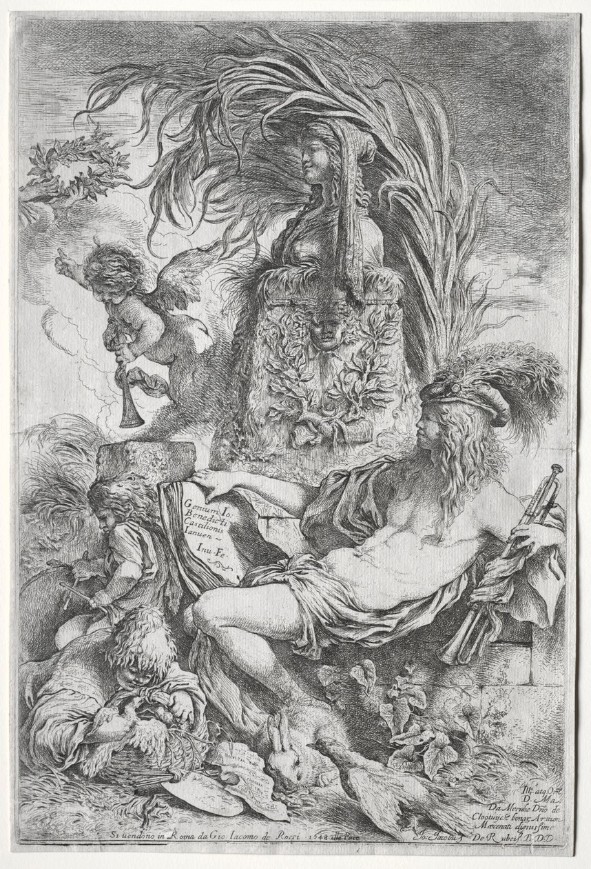 The Genius of Castiglione, 1648. af Giovanni Benedetto Castiglione