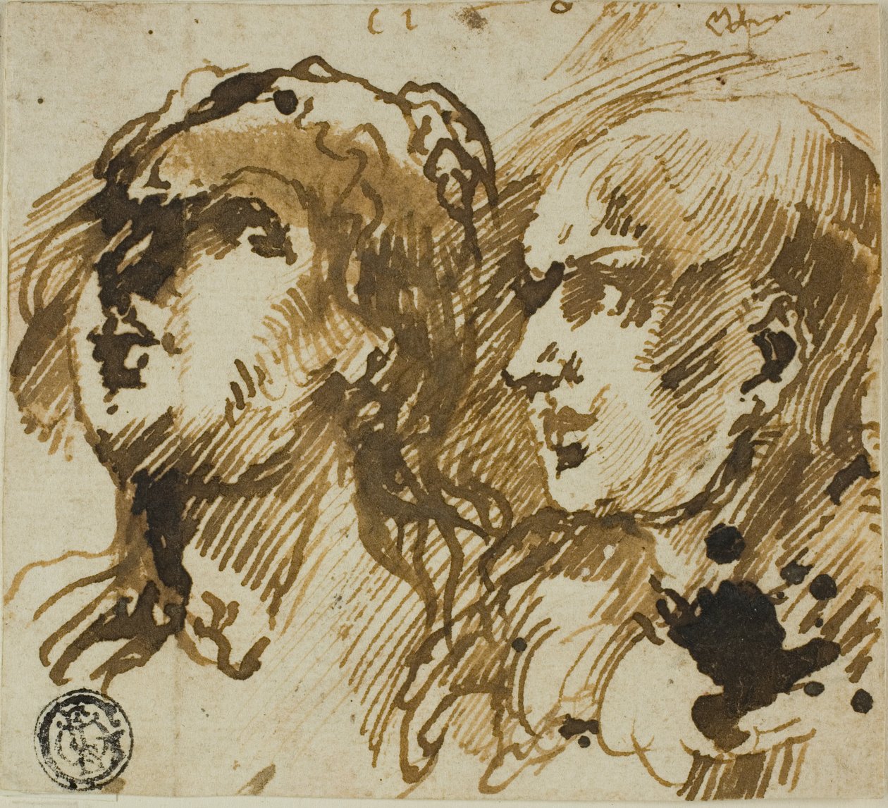 To hoveder af Giovanni Benedetto Castiglione