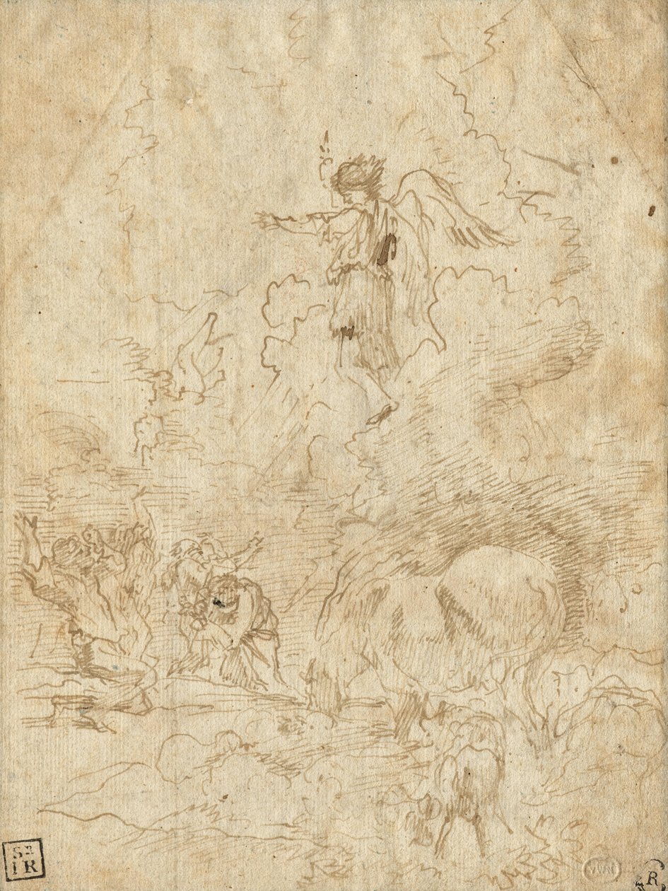Meddelelse til hyrderne af Giovanni Benedetto Castiglione