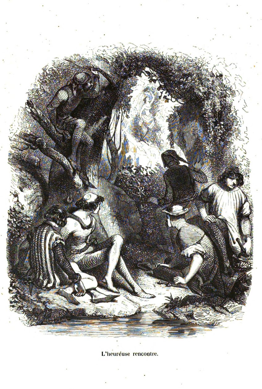 Decameron - Dag 5, novelle 6 - Det lykkelige møde af Giovanni Boccaccio