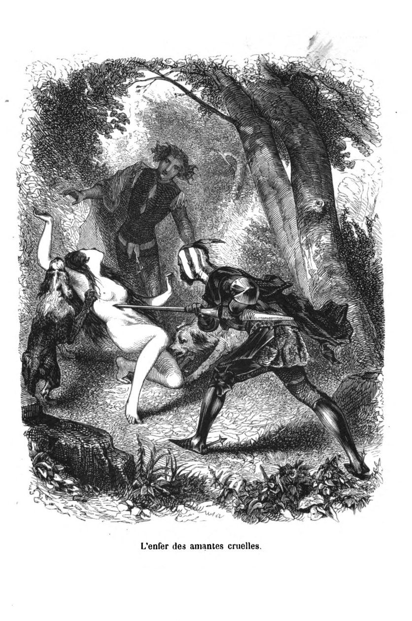 Decameron - Dag 5, novelle 8 - De grusomme elskendes helvede af Giovanni Boccaccio