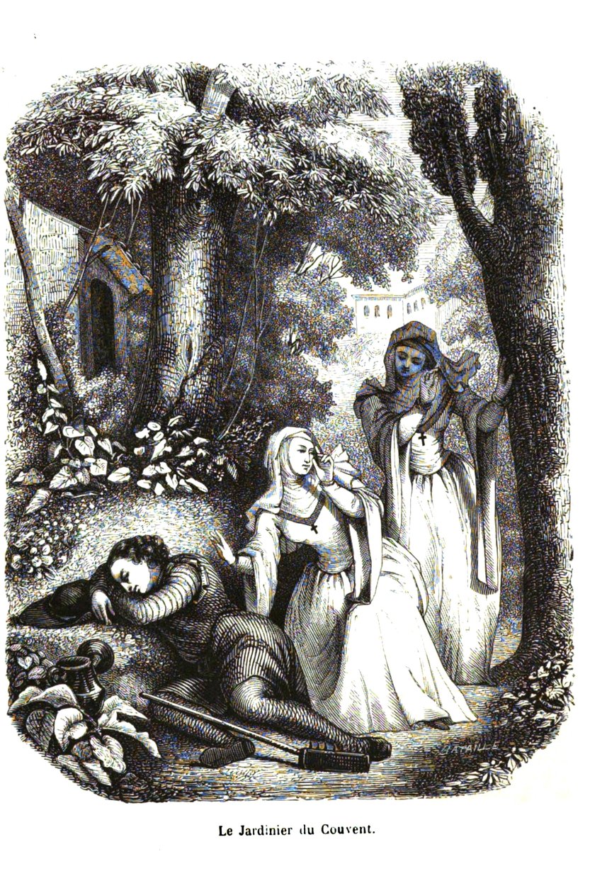 Decameron - Dag tre, novelle 1 - Klostergartneren af Giovanni Boccaccio