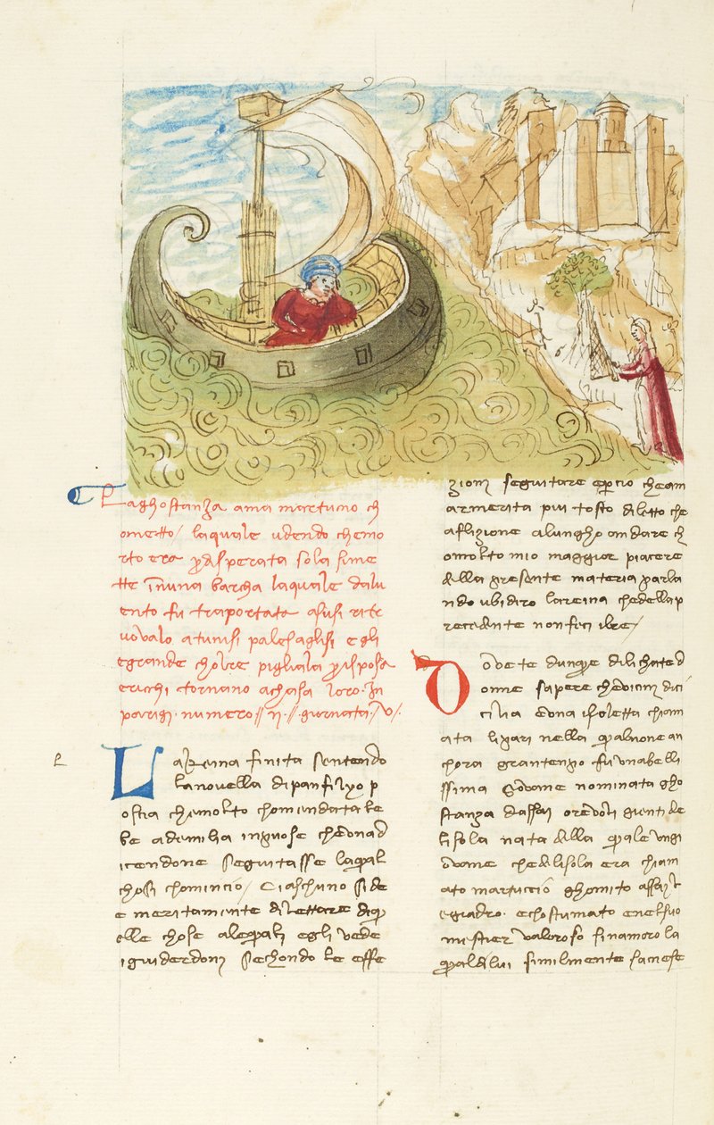 Décaméron, Au gré des flots - Gostanzas ankomst til Sousse, Femte dag, novelle 2. af Giovanni Boccaccio