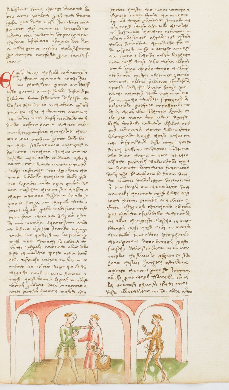 Decameron, Blondel og Cochonneau - Ciaccos hævn, Niende dag, novelle 8. af Giovanni Boccaccio