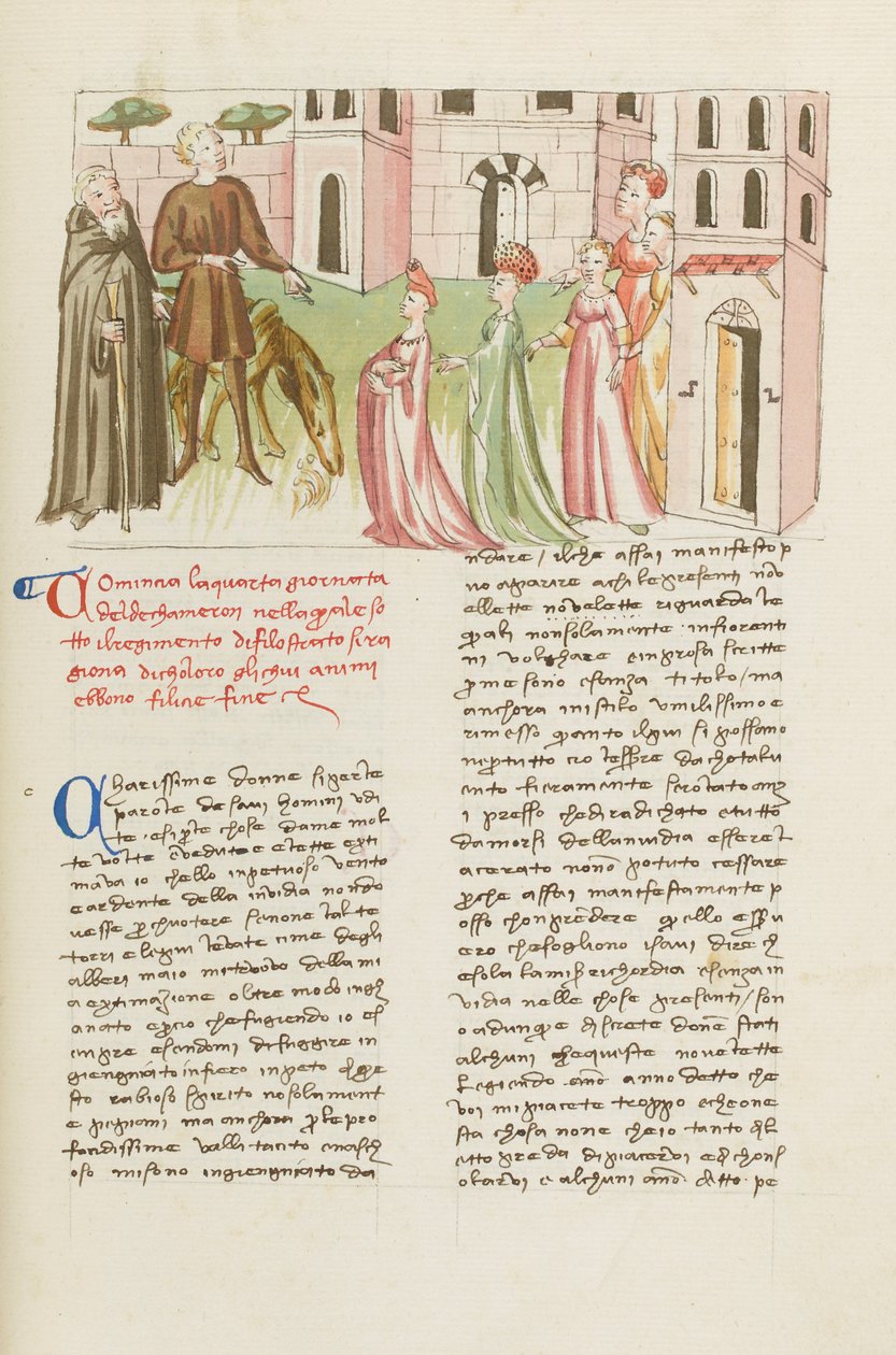 Dekameron, Filippo Balducci og hans søn i Firenze, dag fire, . af Giovanni Boccaccio