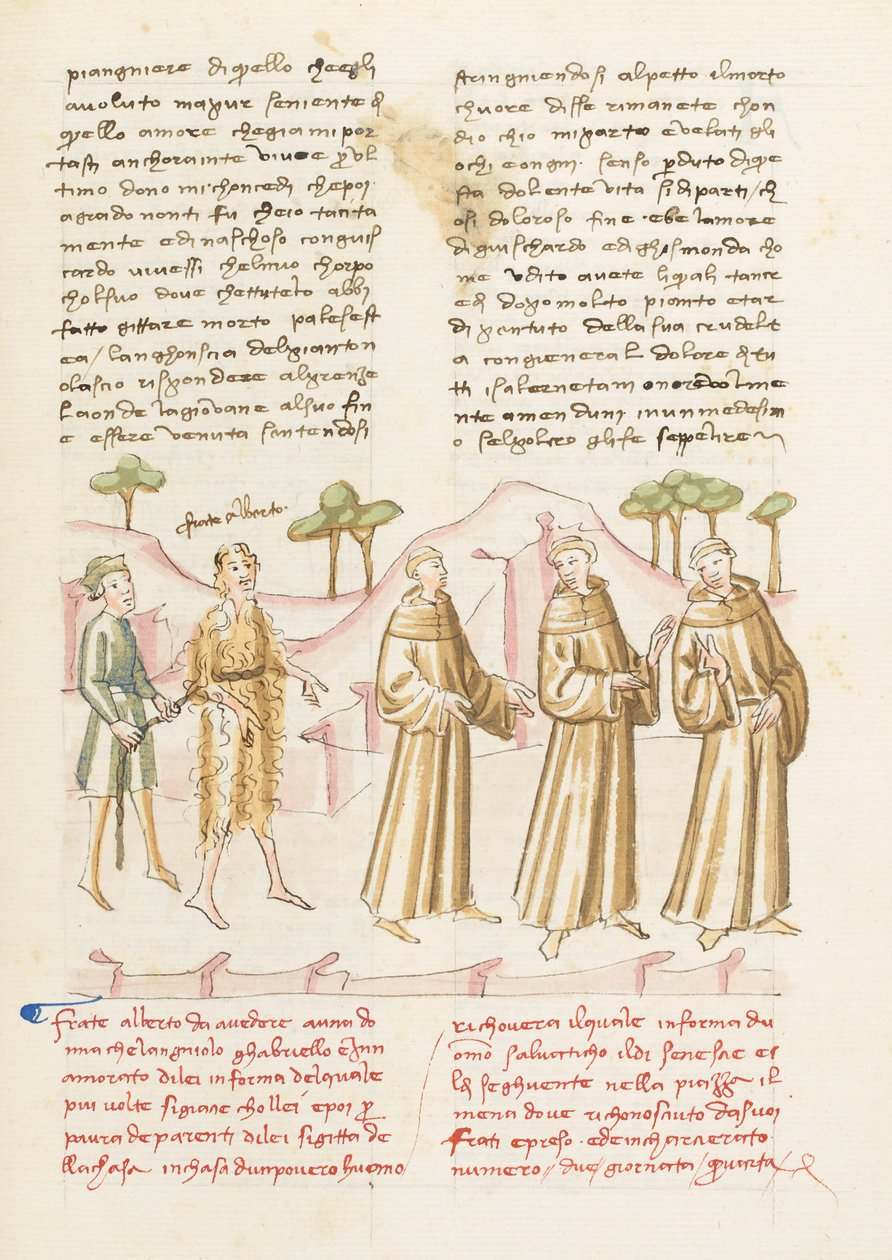 Decameron, En engels fald - Arrestationen af Berto, Fjerde dag, novelle 2 af Giovanni Boccaccio