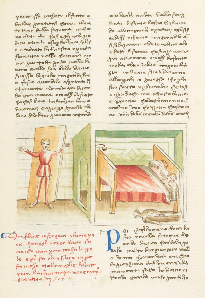 Dekameron, Nøglen til Paradis - Puccio di Rinieri misbrugt af Felice, Tredje dag, novelle 4. af Giovanni Boccaccio