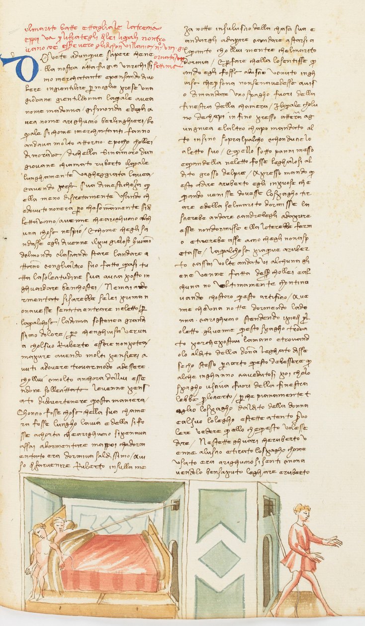 Dekameronen, Ledningen - Arriguccio Berlinghieri opdager sin kones bedrag , Syvende dag, novelle 8. af Giovanni Boccaccio