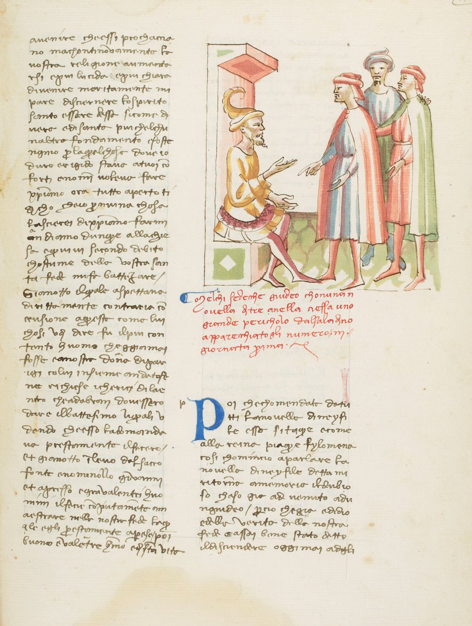 Decameron, Lignelsen om de tre ringe - Saladin og Melkisedek af Alexandria, Første dag, novelle 3. af Giovanni Boccaccio