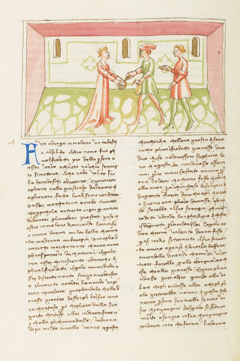 Décaméron, Le demi-monde; Gulfardo payant Ambruogia, Huitième journée, nouvelle 1. af Giovanni Boccaccio