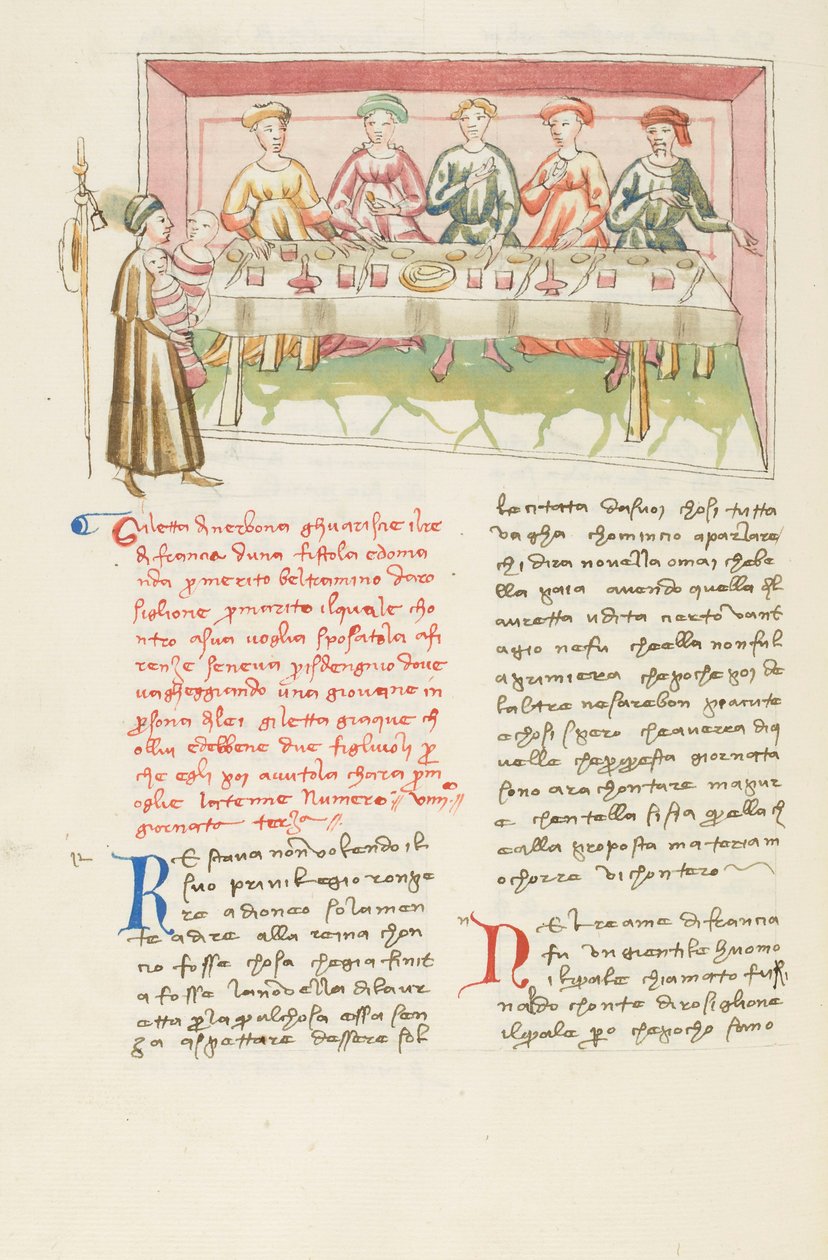 Dekameron, Manden fundet - Gilette de Narbonne foran sin mand, Tredje dag, novelle 9. af Giovanni Boccaccio
