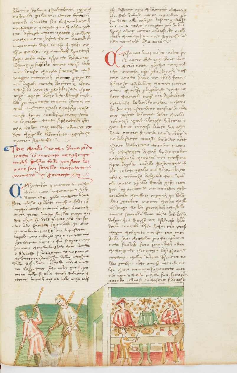 Dekameron, Karls to sejre - Karl I af Napoli inviteret af Neri degli Uberti , Tiende dag, novelle 6. af Giovanni Boccaccio