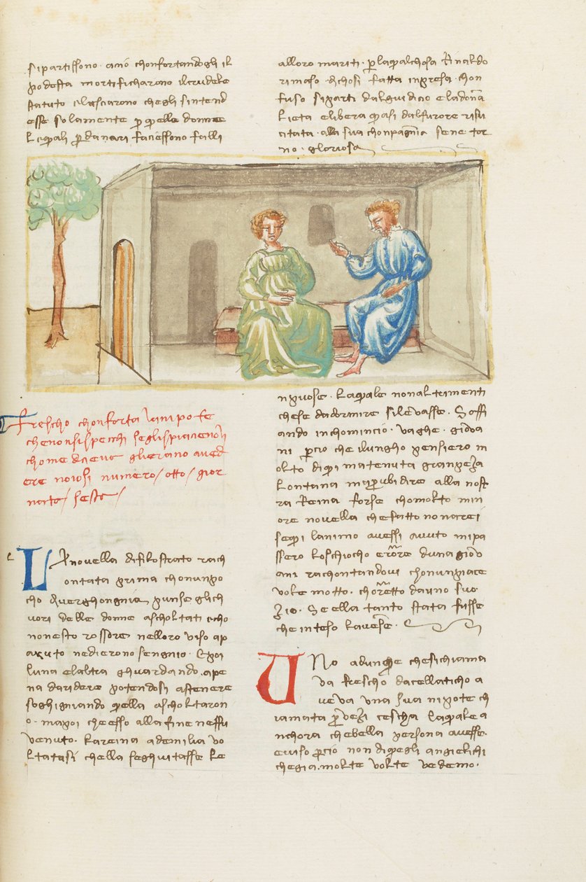 Decameron, The Annoyances - Cesca da Celatico og hans onkel, Sjette dag, novelle 8. af Giovanni Boccaccio
