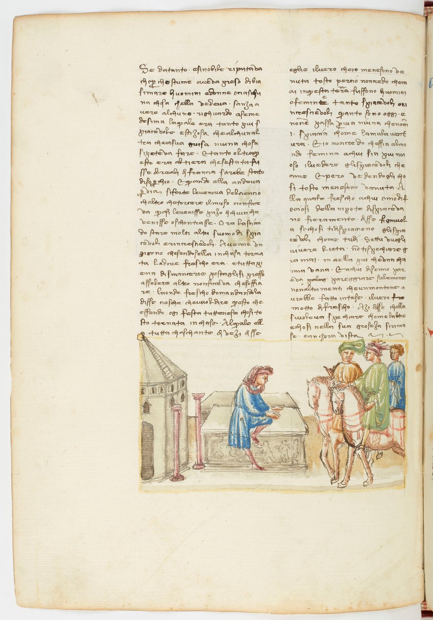 Dekameron, Mester Simons frygtelige eventyr - Guido Cavalcanti på kirkegården, Sjette dag, novelle 9. af Giovanni Boccaccio