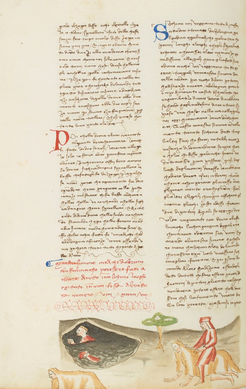 Decameron, The Horrific Adventure of Master Simon - Simone da Villa sur la fausse bêtei, Eighth Day, novelle 9. af Giovanni Boccaccio
