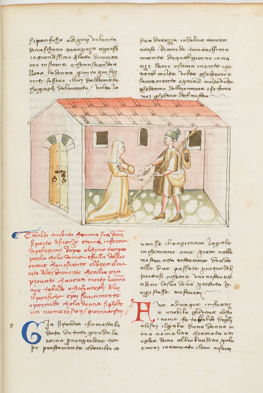Dekameron, Den armenske forvalter - Tedaldo degli Elisei i forklædning genforenes med Ermellina, Femte dag, novelle 7. af Giovanni Boccaccio