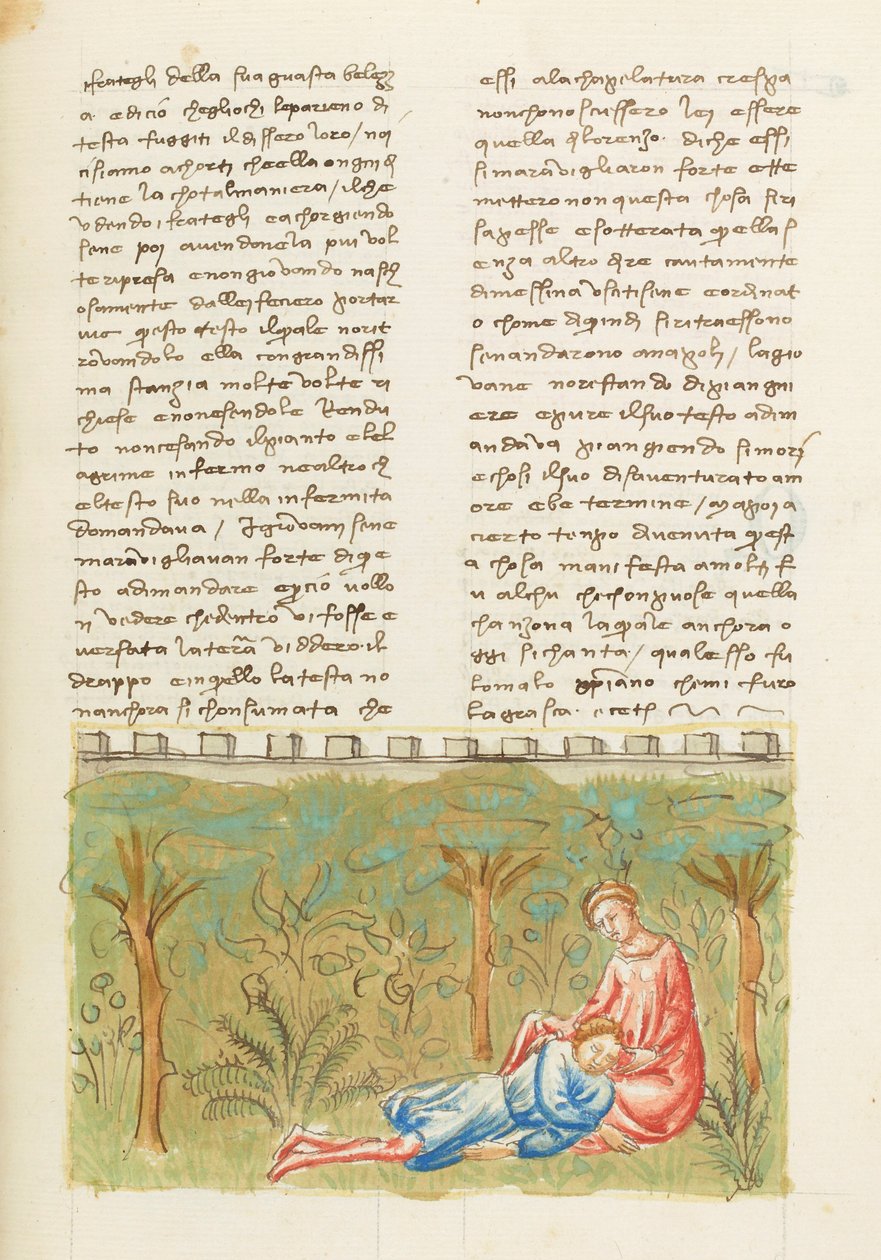 Dekameron, Fjerde dag, novelle 6; forudanelse: Gabriottos død. af Giovanni Boccaccio