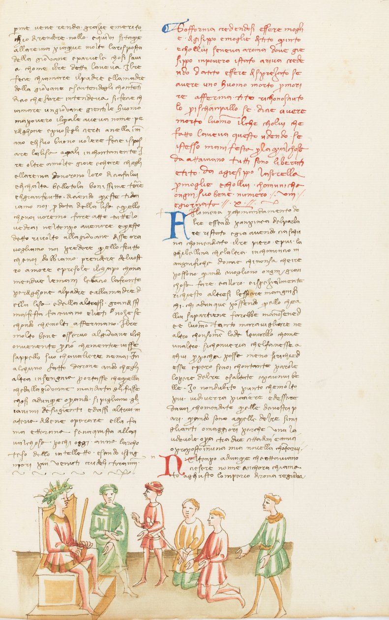 Dekameron, At en sand ven er en sød ting - Tancredi udspionerer elskende, Tiende dag, novelle 8. af Giovanni Boccaccio
